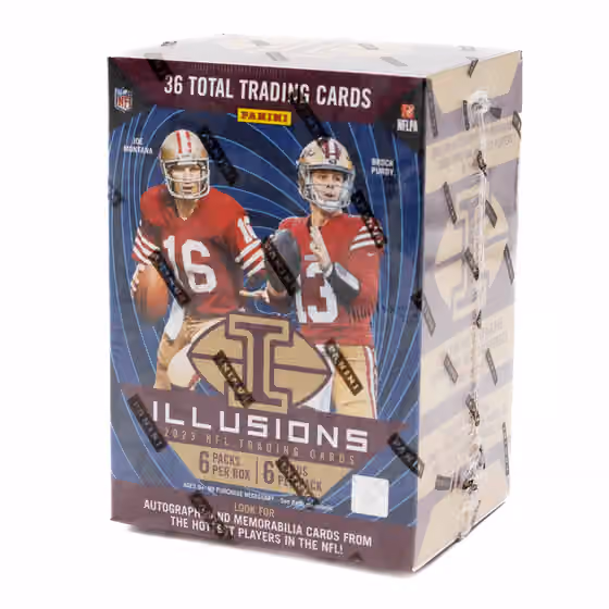 2023 Panini Illusions Football NFL Blaster Box view 1