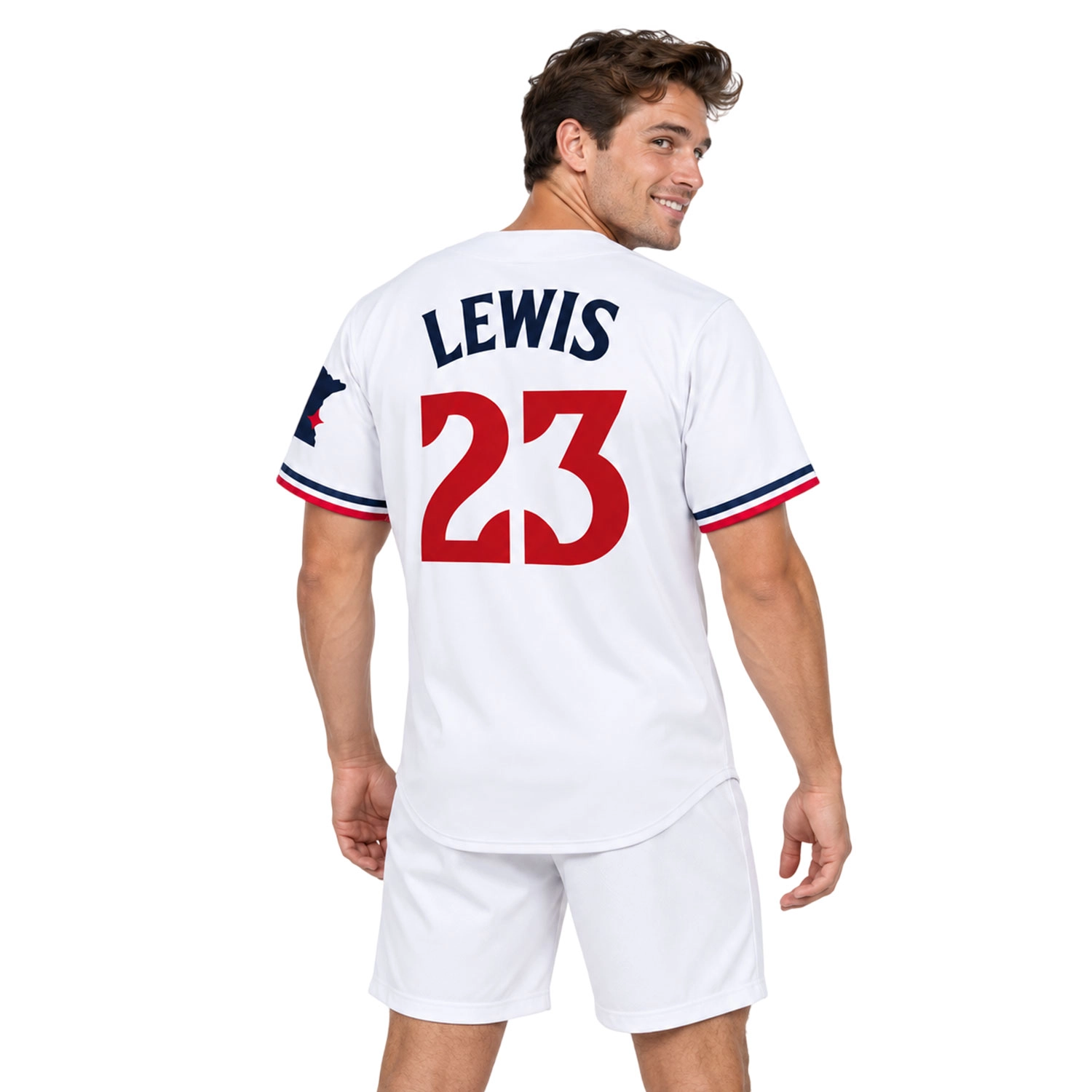 Royce Lewis Twins Jersey Vibrant White Fan Gear