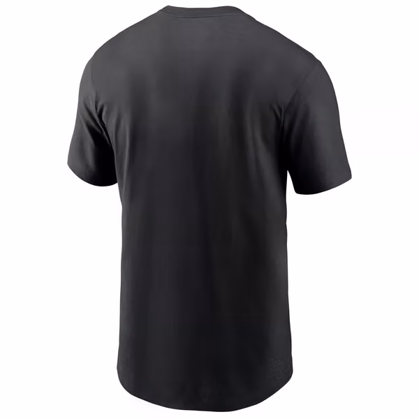 Las Vegas Raiders Nike Essential Logo NFL T-Shirt Black view 2