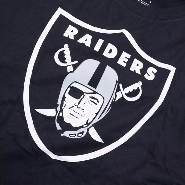 Las Vegas Raiders Nike Essential Logo NFL T-Shirt Black view 3
