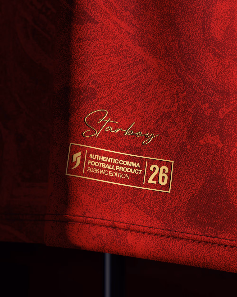 Jersevo Custom Personalized Starboy Heritage Jersey (2026 Champions Edition) - España detail view 6