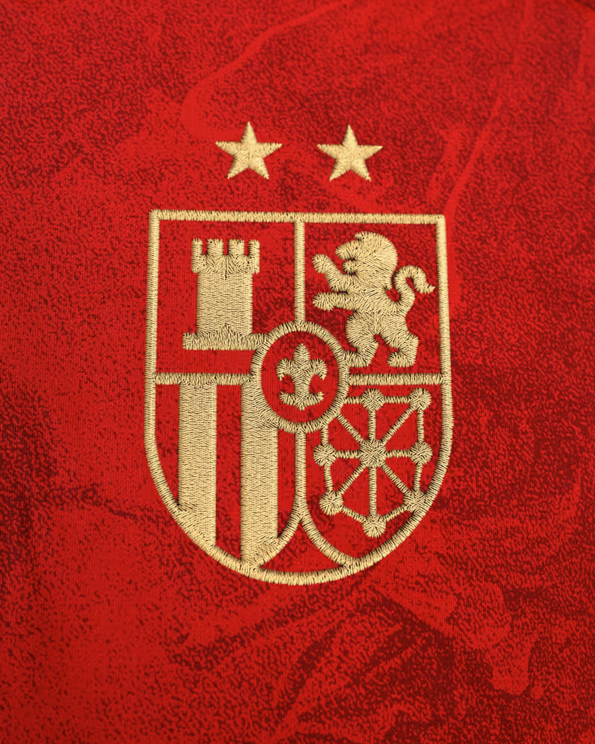 Jersevo Custom Personalized Starboy Heritage Jersey (2026 Champions Edition) - España crest detail