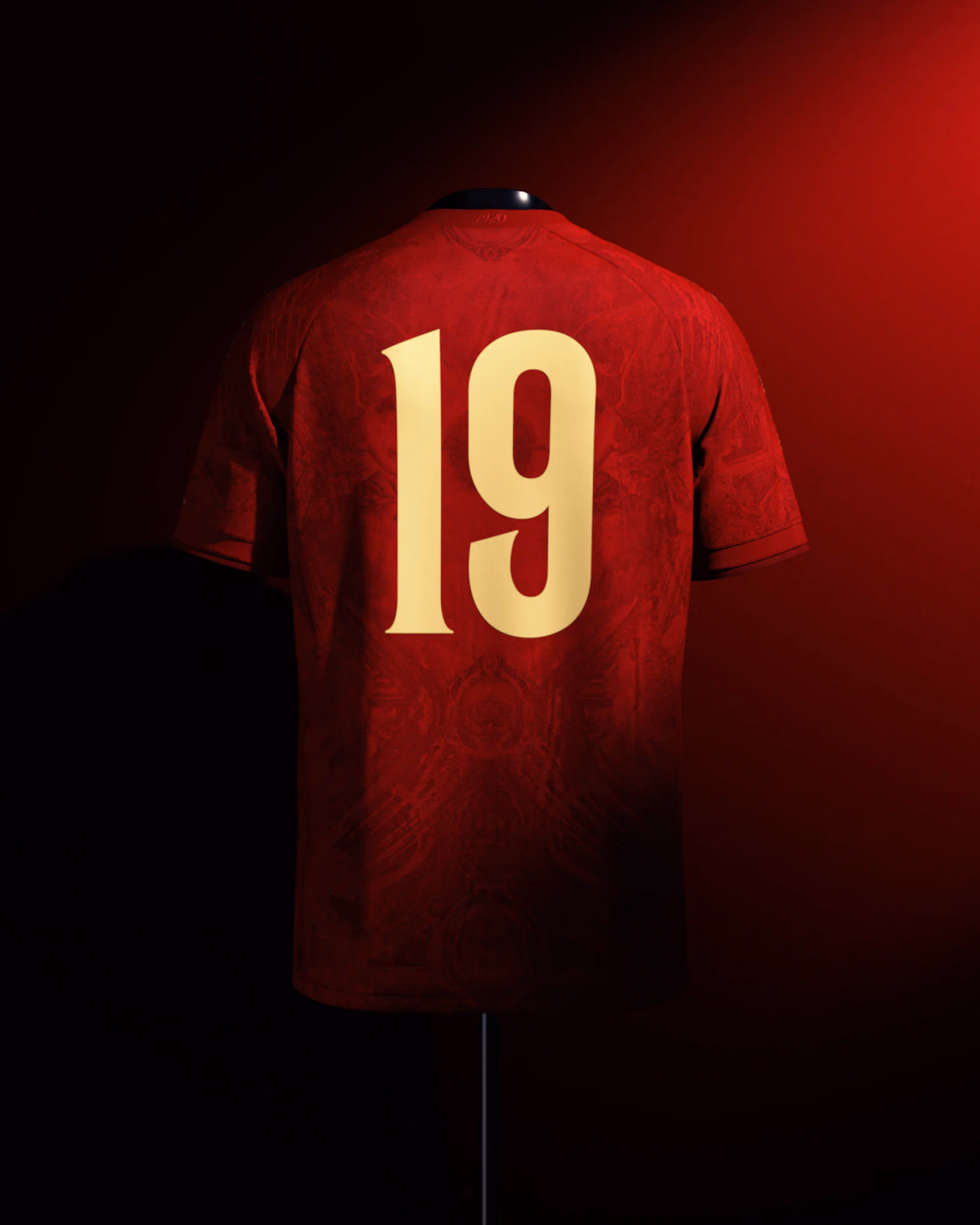 Jersevo Custom Personalized Starboy Heritage Jersey (2026 Champions Edition) - España back view