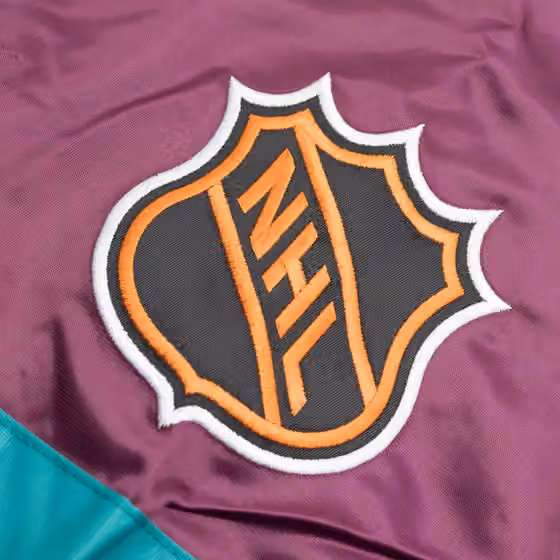 Anaheim Ducks Starter Vintage Diveplay NHL Varsity Jacket view 5