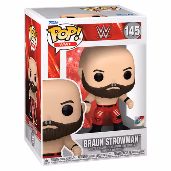 Funko POP! #145 Braun Strowman Vinyl WWE Figure view 1