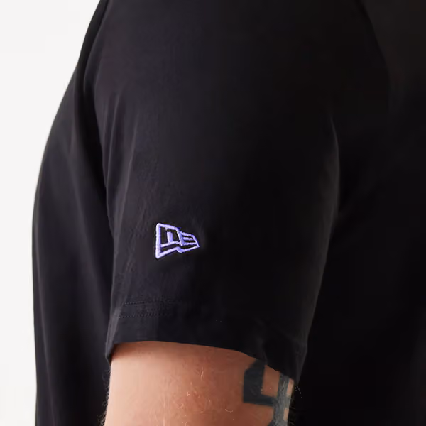 Colorado Rockies Team Logo New Era MLB T-Shirt Black view 4