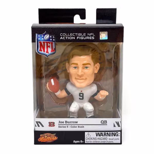 Joe Burrow Cincinnati Bengals Color Rush Big Shot Ballers NFL Figure view 2