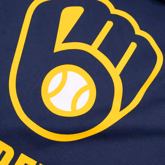 Milwaukee Brewers 2025 MLB Authentic Performance Therma Hoodie Navy view 3