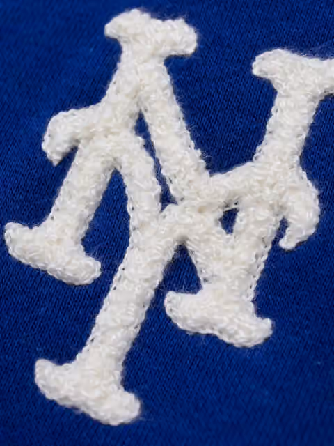 New York Mets Letterman Hooded MLB Jacket Blue view 3