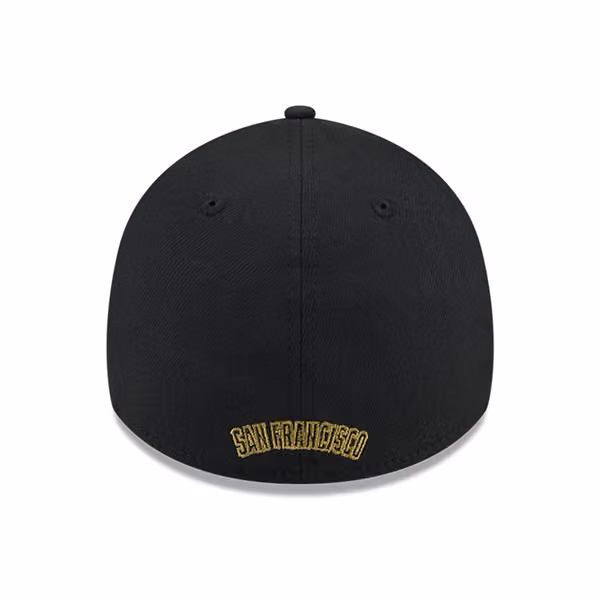 San Francisco Giants 2024 MLB Armed Forces New Era 39THIRTY Flex Cap Black view 2