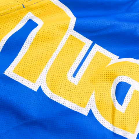 Denver Nuggets Big Face 2.0 Mitchell & Ness NBA Shorts Blue view 3