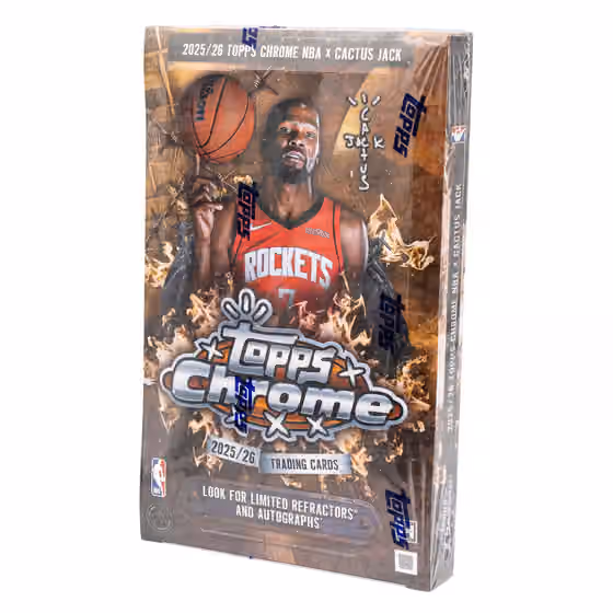 2025/26 Topps Chrome Cactus Jack Basketball NBA Hobby Box view 1