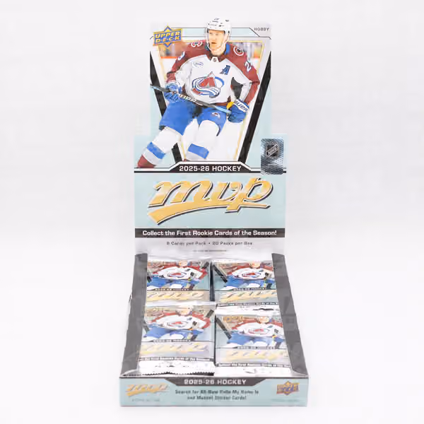 2025/26 Upper Deck MVP Hockey NHL Hobby Box view 2