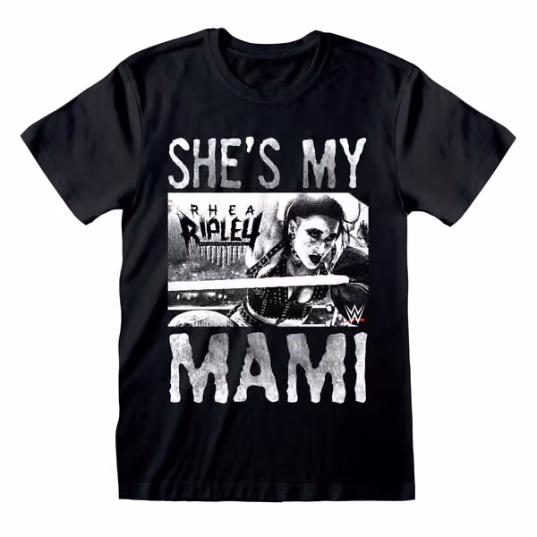 Rhea Ripley She's My Mami WWE T-Shirt Black view 1