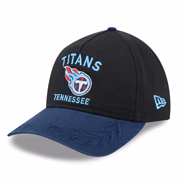 Tennessee Titans 2025 NFL Draft 9TWENTY A-Frame Adjustable Cap Black product photo