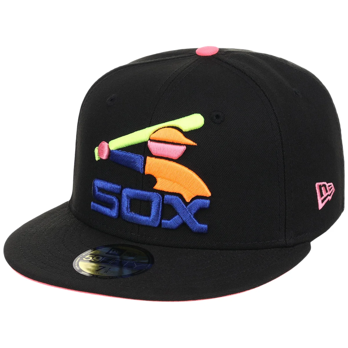 Chicago White Sox MLB Main Stage Black Neon New Era 59FIFTY detail view