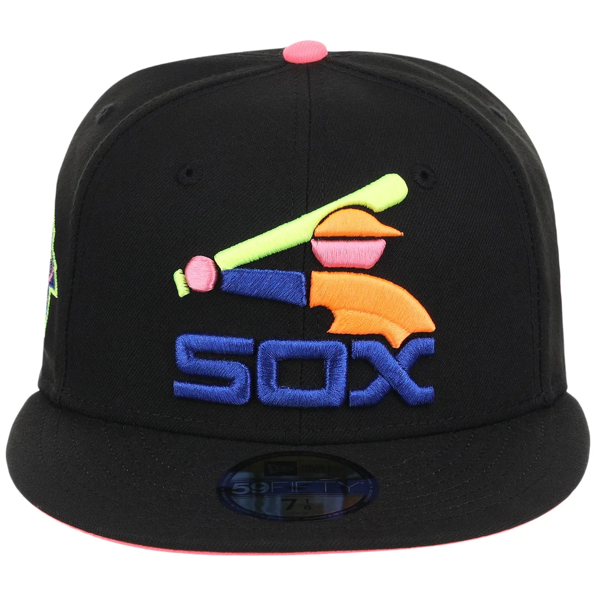 Chicago White Sox MLB Main Stage Black Neon New Era 59FIFTY detail view