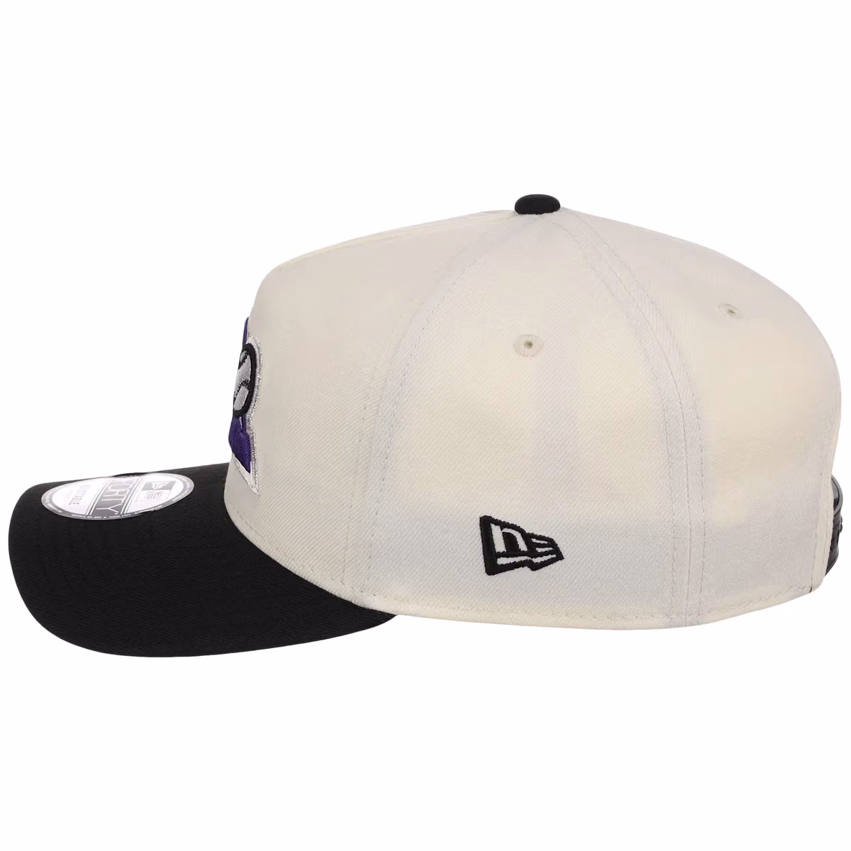 Colorado Rockies MLB Chrome OTC New Era 9FORTY A-Frame detail view