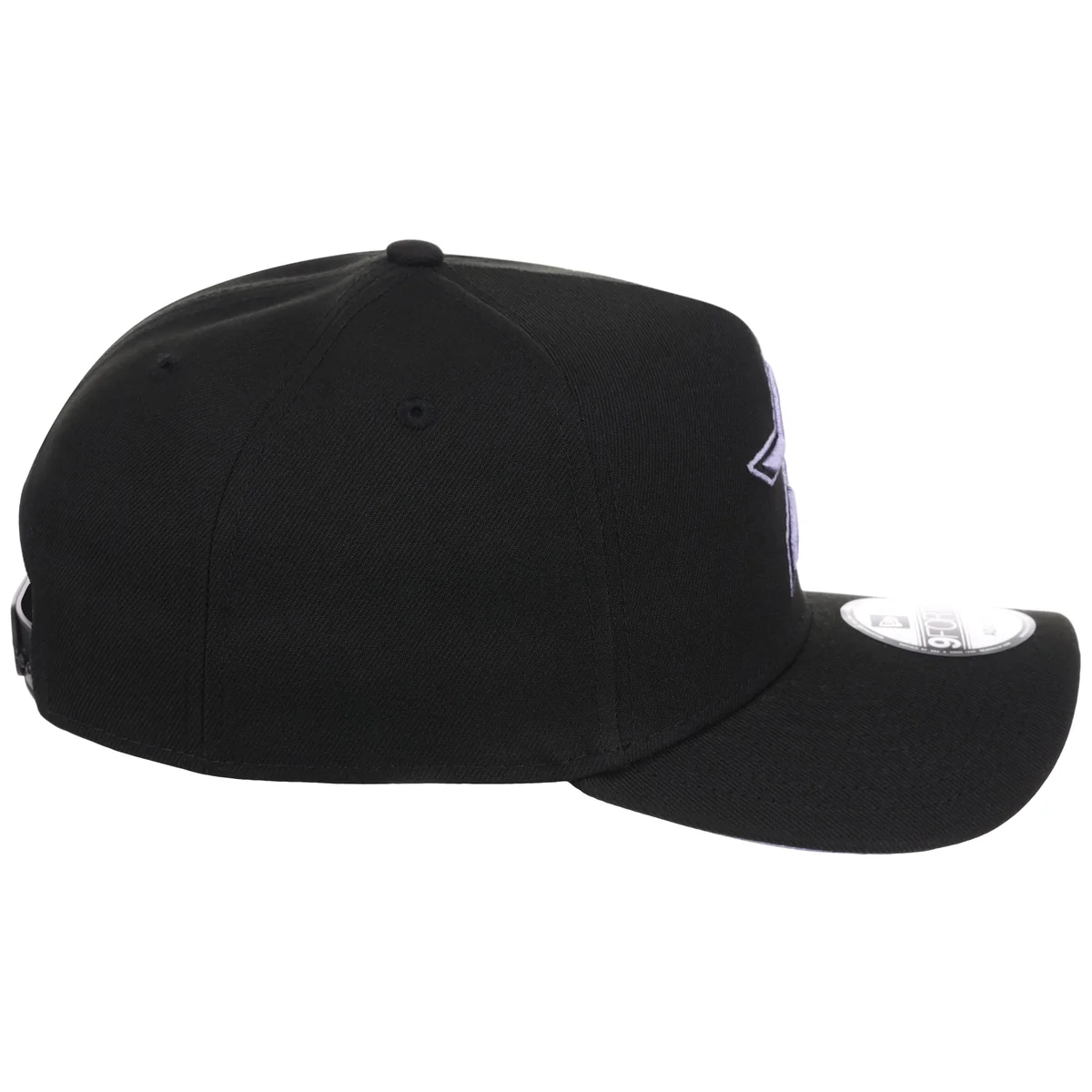 Houston Astros MLB Black x Lavender FASHION CORE New Era 9FORTY A-Frame detail view