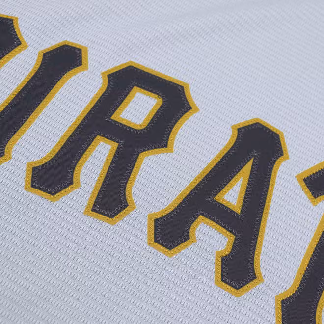 Pittsburgh Pirates Cooperstown Collection Nike MLB Jersey Gray view 3