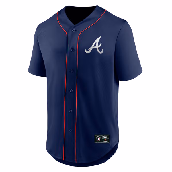 Atlanta Braves Fanatics Foundation MLB Fan Jersey Navy view 2