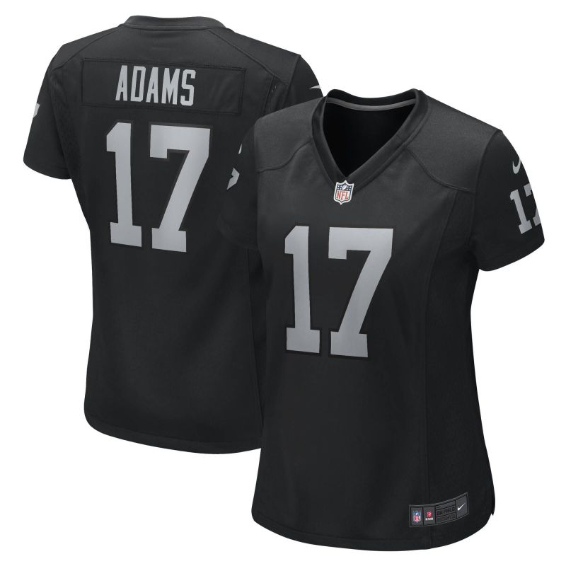Davante Adams #17 Las Vegas Raiders Nike Game NFL Jersey Black (WOMEN'S) view 1
