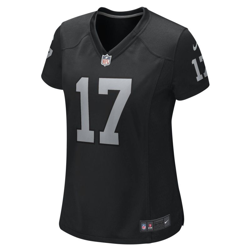 Davante Adams #17 Las Vegas Raiders Nike Game NFL Jersey Black (WOMEN'S) view 2