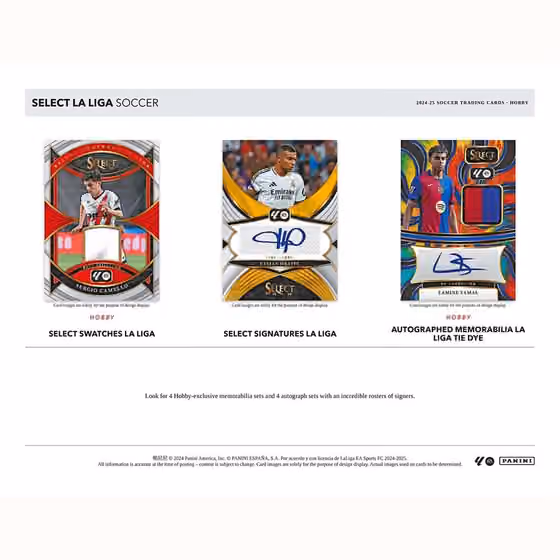 2024/25 Panini Select La Liga Football Hobby Box view 4