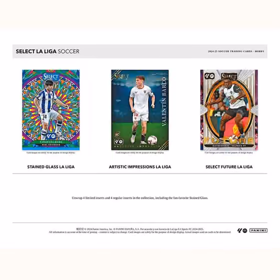 2024/25 Panini Select La Liga Football Hobby Box view 3