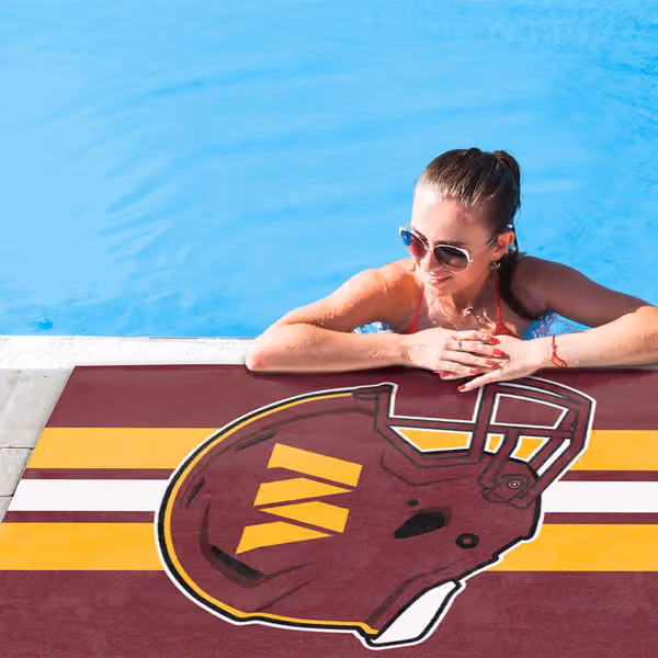 Washington Commanders Spectra NFL Beach Towel view 2