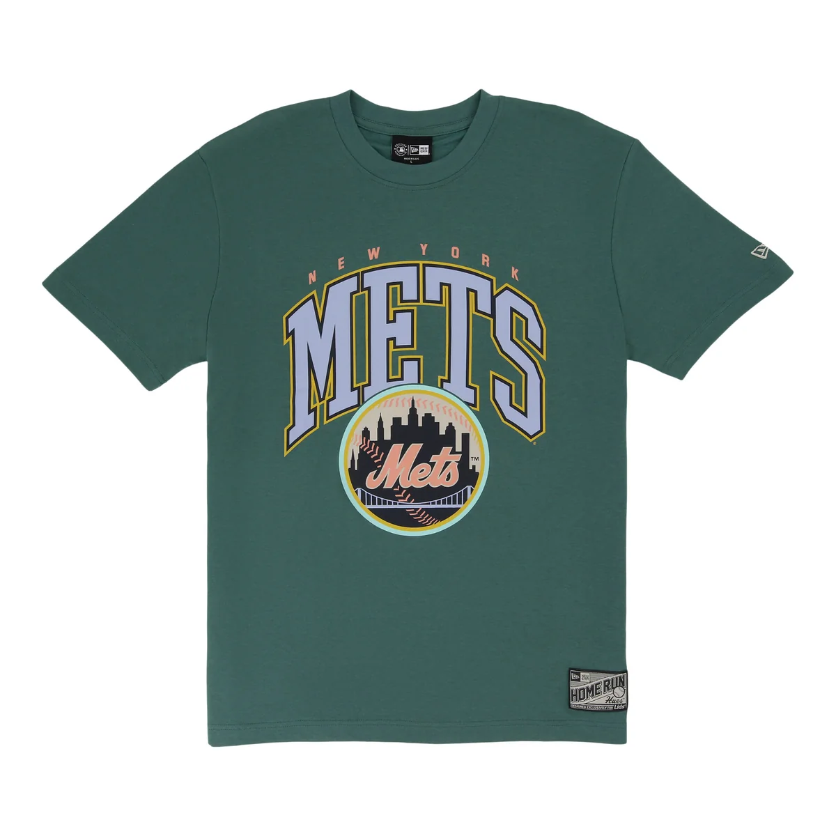 New York Mets Spring Color Collection New Era Teal Tee front view