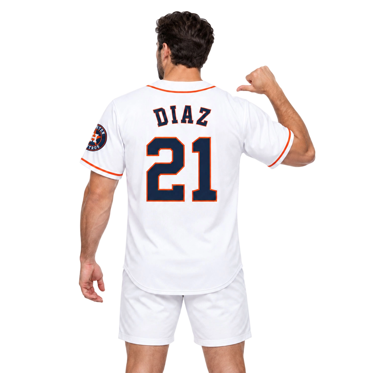 Yainer Diaz Houston Astros Jersey 2026 Exclusive White Home