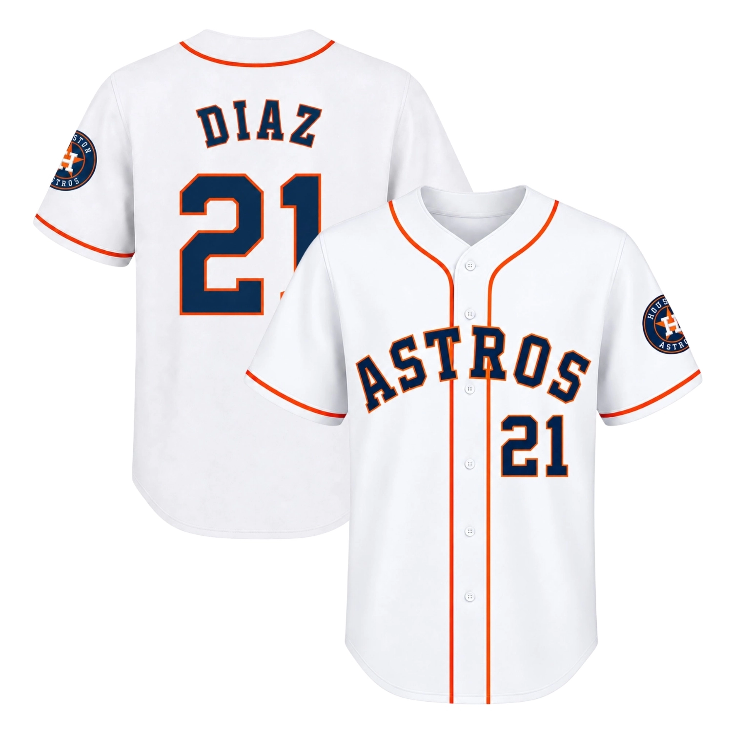 Yainer Diaz Houston Astros Jersey 2026 Exclusive White Home