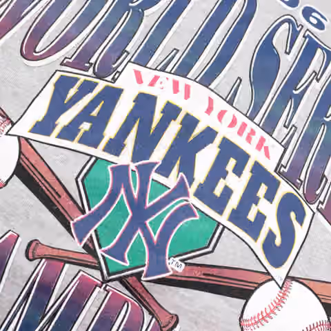 New York Yankees 1996 World Series Champions MLB Hoodie Gray view 4