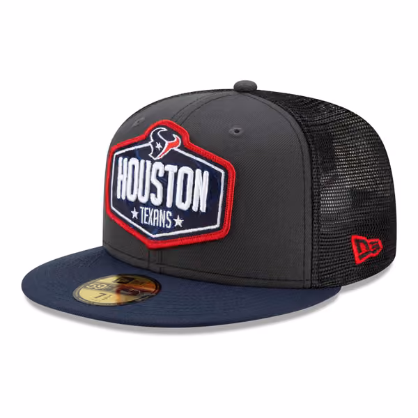 Houston Texans Official 2021 NFL Draft New Era 59FIFTY Fitted Cap product photo