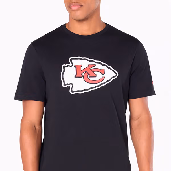 Kansas City Chiefs Team Logo Football NFL T-Shirt Black view 6