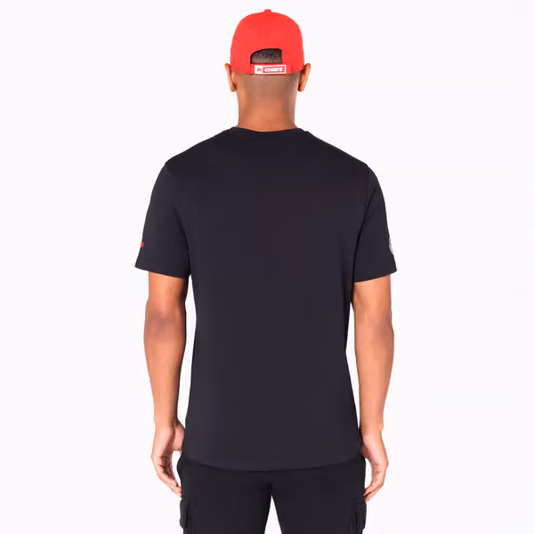 Kansas City Chiefs Team Logo Football NFL T-Shirt Black view 2