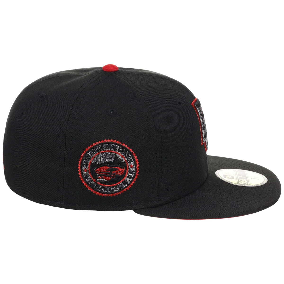 Washington Nationals MLB Midnight Massacre New Era 59FIFTY detail view