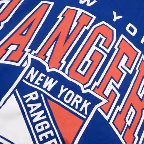 New York Rangers Starter Drop The Puck NHL T-Shirt Blue view 3