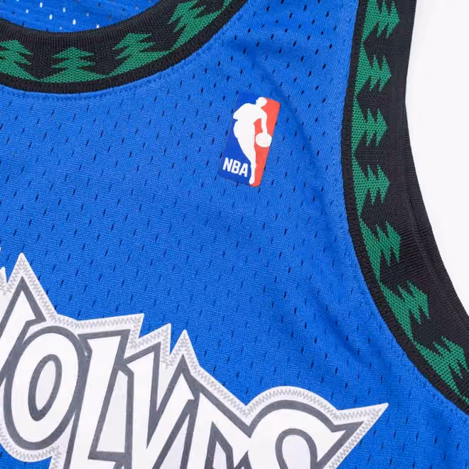 Kevin Garnett #21 Minnesota Timberwolves 2003-04 Swingman NBA Jersey Blue view 5