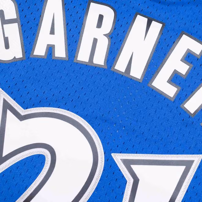 Kevin Garnett #21 Minnesota Timberwolves 2003-04 Swingman NBA Jersey Blue view 4