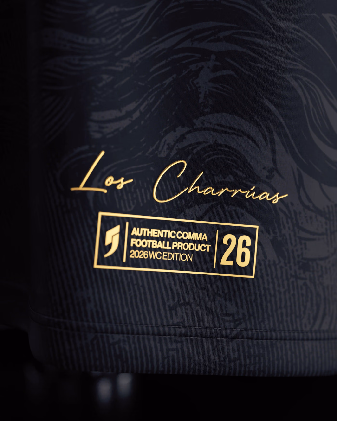 Jersevo Custom Personalized Uruguay Heritage Jersey (2026WC Edition) - Black detail view 6
