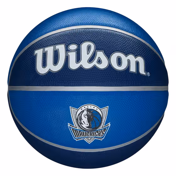 Dallas Mavericks Team Tribute Wilson NBA Basketball (Size 7) view 1