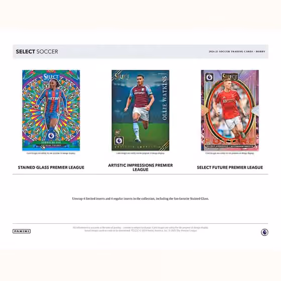2024/25 Panini Select Premier League Football EPL Hobby Box view 3