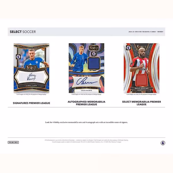 2024/25 Panini Select Premier League Football EPL Hobby Box view 4