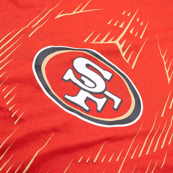 San Francisco 49ers 2024 Icon Nike Legend NFL T-Shirt Red view 3