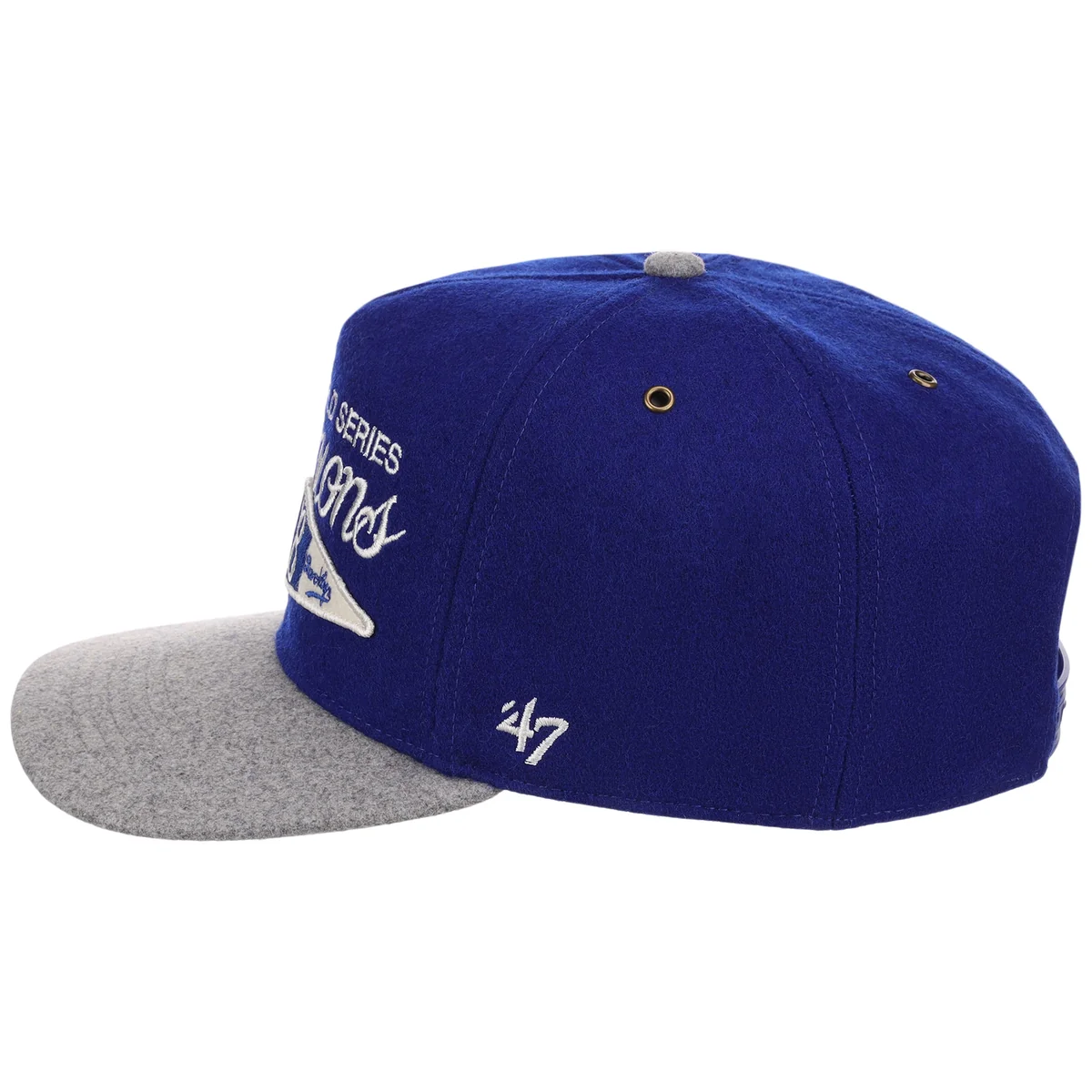Brooklyn Dodgers 1955 WS Champs '47 Hitch detail view