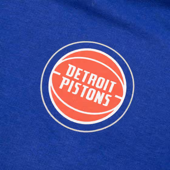 Detroit Pistons Paris Games New Era NBA Hoodie Blue view 4