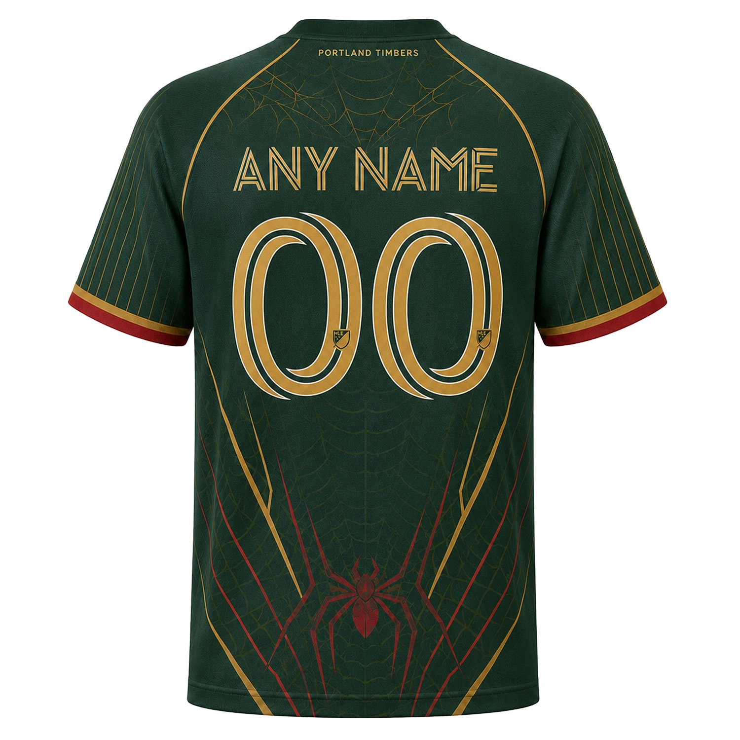 PTFC Jersey – Dynamic Spiderman Green Gold Style