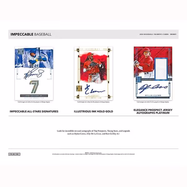 2024 Panini Impeccable Baseball Hobby Box view 2